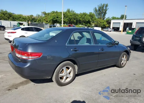 2003 Honda Accord Ex z USA, uszkodzony, nr VIN 1HGCM56633A064978